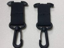 PALS/MOLLE T-Bar and Swivel Hooks Pair Black Bartact