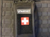 Roll Bar IFAK Kit Pouch MOLLE Back 1000d Cordura Nylon PALS Compatible Black Bartact