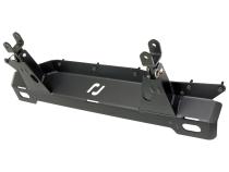 Tow Bar Mounting Kit 18-Up Wrangler JL 20-Up Gladiator w/ Steel Bumper Bolt-On Includes Mounting Plate Tow Bar Attaching Forks Hardware For Use w/ CE-9033F RockJock 4x4
