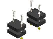 Jeep Wrangler 1-2 Inch Tall Rear Bump Stops 2018-Present Jeep Wrangler JL Clayton Off Road