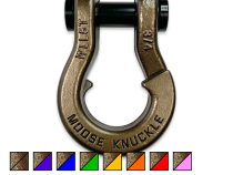 Jowl Recovery Split Shackle 3/4 Buff Bronze Moose Knuckle Offroad