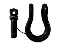 B'oh Recovery Spin Pin Shackle 3/4 Black Hole Moose Knuckle Offroad