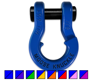Jowl Recovery Split Shackle 7/8 Blue Balls Moose Knuckle Offroad