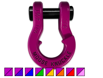 Jowl Recovery Split Shackle 7/8 Pogo Pink Moose Knuckle Offroad